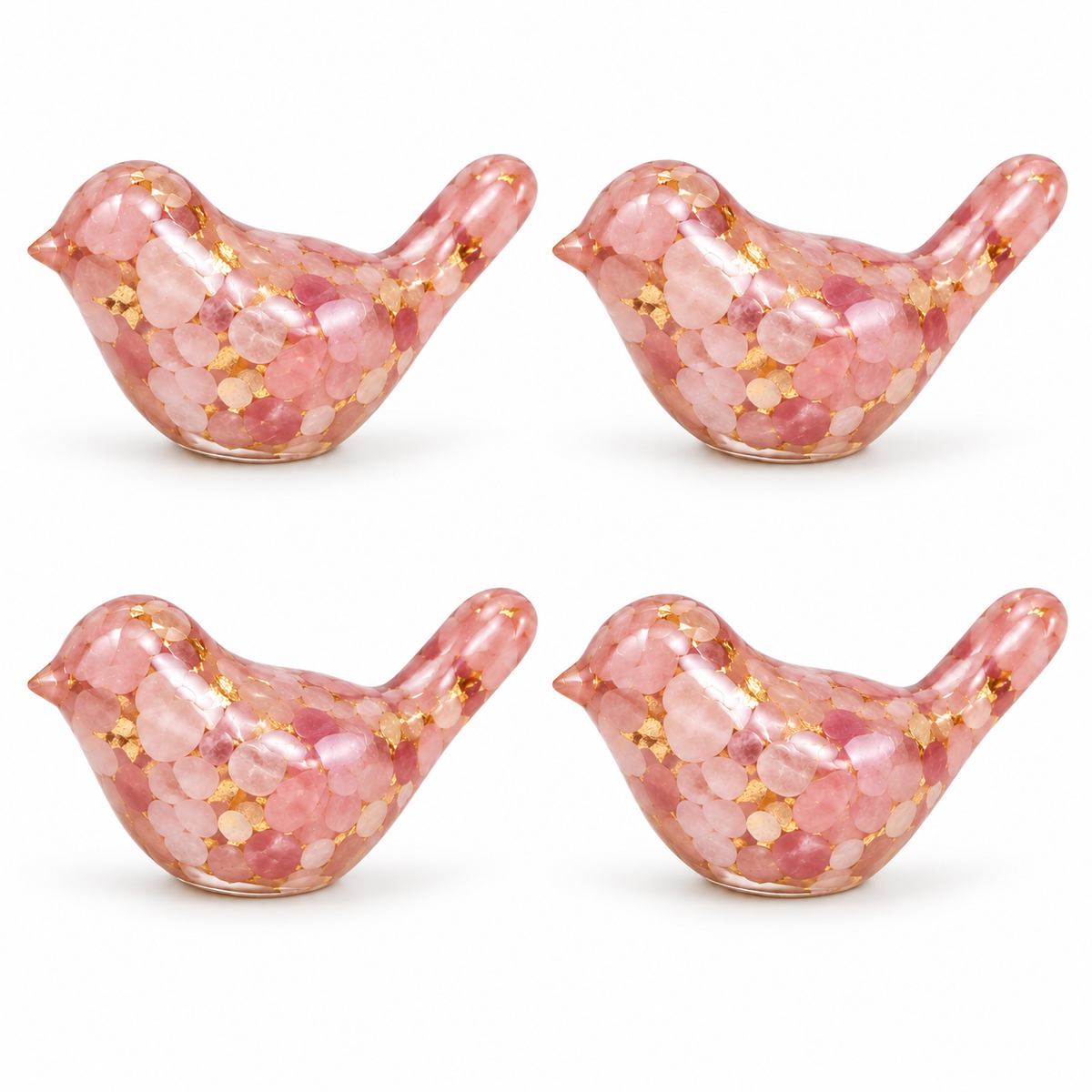 Four Tiny Rack Birds