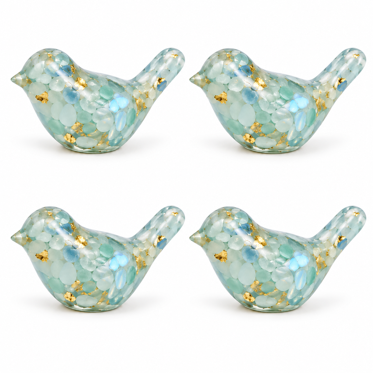 Four Tiny Rack Birds