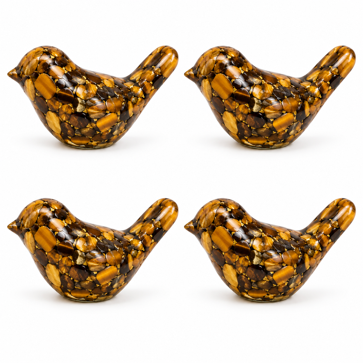 Four Tiny Rack Birds