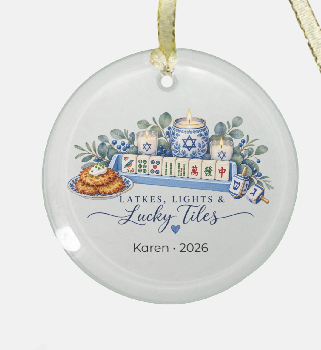Personalized Mahjong Ornaments