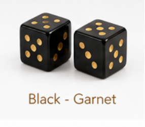 Natural Stone Dice - 2 Individual Dice