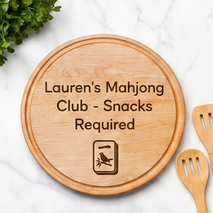 Personalized Mahjong Charcuterie Board